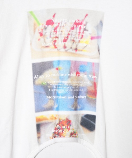 Alley by w closet(アリーバイダブルクローゼット)の「【Alley】フォトプリントガーターデザインTシャツ(Tシャツ/カットソー・レディース・ホワイト系その他/ホワイト系その他2・FREE)」の16枚目の写真