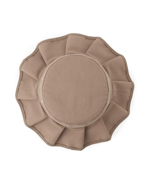 ROPE' PICNIC（ロペピクニック）の「遮光麻混プリーツハット（ハット・レディース・ブラウン/ブラック/ブルー系その他5/キナリ・FREE）」の12枚目の写真