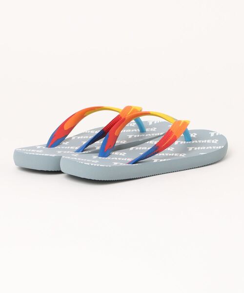 CYAARVO BEACH SANDAL/スラッシャーブランドロゴマルチプリント