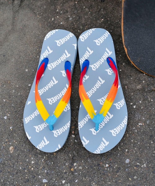 セール】CYAARVO BEACH SANDAL/スラッシャーブランドロゴマルチ