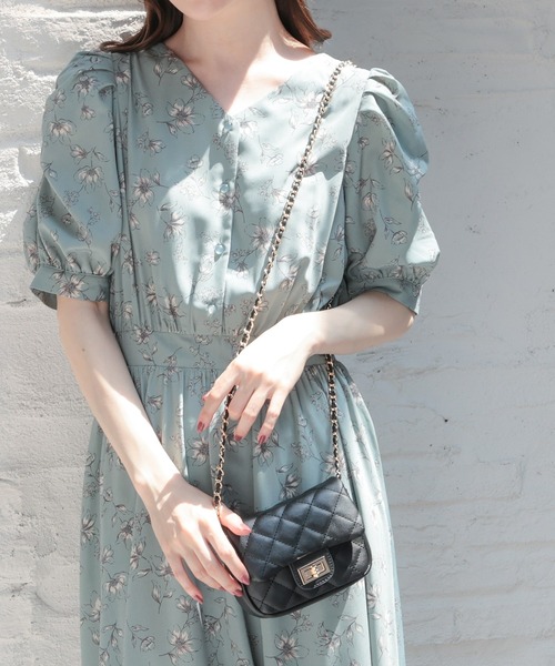 Honeys（ハニーズ）の「ミニフラップショルダーバッグ（ショルダーバッグ・レディース・アイボリー/シルバー/ピンク/ブラック・FREE）」の6枚目の写真