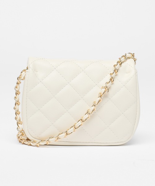 Honeys（ハニーズ）の「ミニフラップショルダーバッグ（ショルダーバッグ・レディース・アイボリー/シルバー/ピンク/ブラック・FREE）」の13枚目の写真