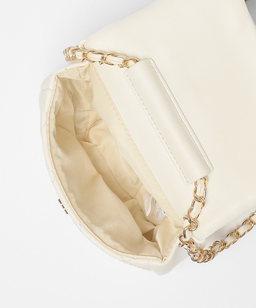 Honeys（ハニーズ）の「ミニフラップショルダーバッグ（ショルダーバッグ・レディース・アイボリー/シルバー/ピンク/ブラック・FREE）」の14枚目の写真