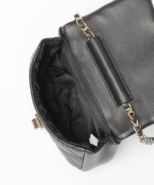 Honeys（ハニーズ）の「ミニフラップショルダーバッグ（ショルダーバッグ・レディース・アイボリー/シルバー/ピンク/ブラック・FREE）」の17枚目の写真