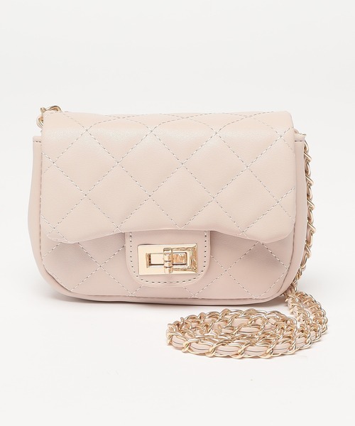 Honeys（ハニーズ）の「ミニフラップショルダーバッグ（ショルダーバッグ・レディース・アイボリー/シルバー/ピンク/ブラック・FREE）」の18枚目の写真