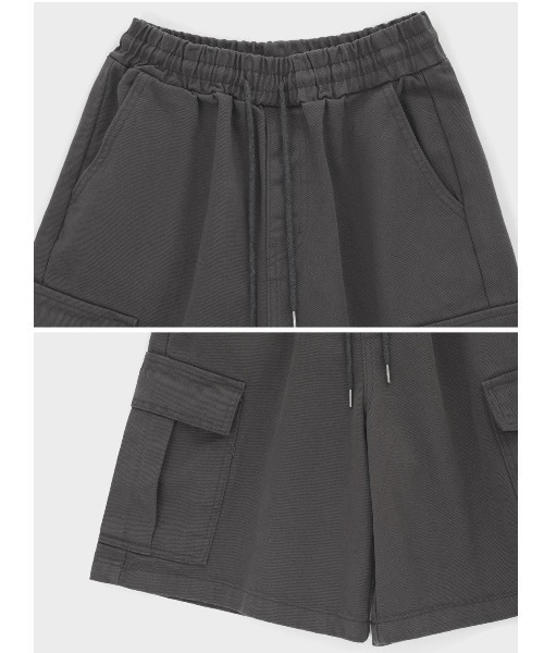 BLACKUP（ブラックアップ）の「[MADE] クリフバミューダカーゴパンツ（カーゴパンツ・レディース・グレー/クリーム/ブラック・ONESIZE）」の22枚目の写真