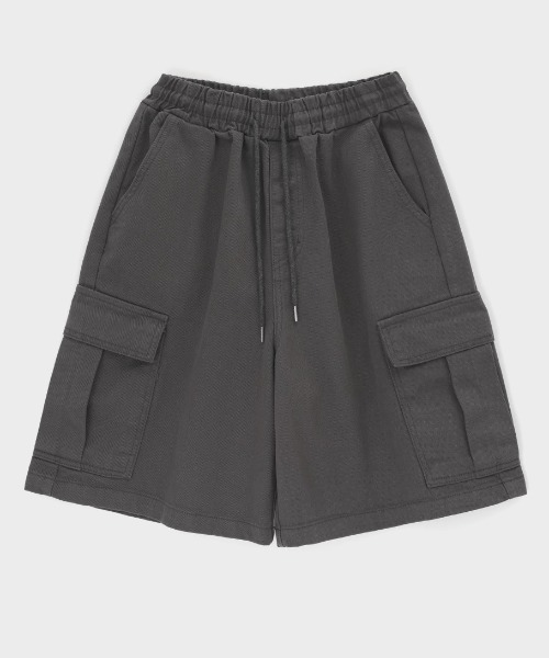 BLACKUP（ブラックアップ）の「[MADE] クリフバミューダカーゴパンツ（カーゴパンツ・レディース・グレー/クリーム/ブラック・ONESIZE）」の20枚目の写真