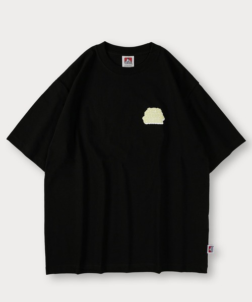 BEN DAVIS(ベンデイビス)の「【BENDAVIS/ベンデイビス】LAUNCH SMOKE TEE/スモークロゴ バックプリント 半袖Tシャツ オーバーサイズ(Tシャツ/カットソー・メンズ・ホワイト/ライトパープル/セージグリーン/ブラック・L/XL/M)」の5枚目の写真