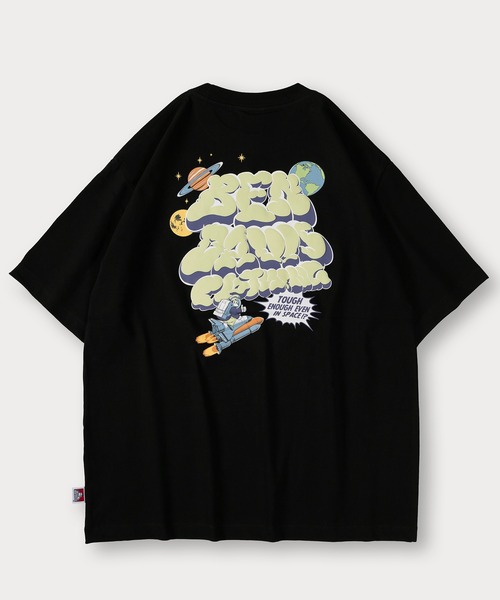 BEN DAVIS(ベンデイビス)の「【BENDAVIS/ベンデイビス】LAUNCH SMOKE TEE/スモークロゴ バックプリント 半袖Tシャツ オーバーサイズ(Tシャツ/カットソー・メンズ・ホワイト/ライトパープル/セージグリーン/ブラック・L/XL/M)」の6枚目の写真