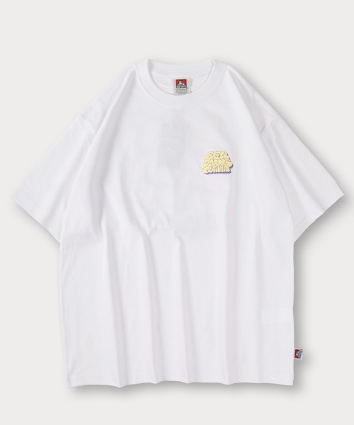 BEN DAVIS(ベンデイビス)の「【BENDAVIS/ベンデイビス】LAUNCH SMOKE TEE/スモークロゴ バックプリント 半袖Tシャツ オーバーサイズ(Tシャツ/カットソー・メンズ・ホワイト/ライトパープル/セージグリーン/ブラック・L/XL/M)」の7枚目の写真
