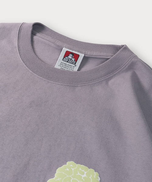 BEN DAVIS(ベンデイビス)の「【BENDAVIS/ベンデイビス】LAUNCH SMOKE TEE/スモークロゴ バックプリント 半袖Tシャツ オーバーサイズ(Tシャツ/カットソー・メンズ・ホワイト/ライトパープル/セージグリーン/ブラック・L/XL/M)」の13枚目の写真