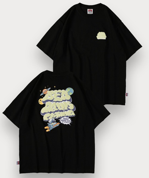 BEN DAVIS(ベンデイビス)の「【BENDAVIS/ベンデイビス】LAUNCH SMOKE TEE/スモークロゴ バックプリント 半袖Tシャツ オーバーサイズ(Tシャツ/カットソー・メンズ・ホワイト/ライトパープル/セージグリーン/ブラック・L/XL/M)」の18枚目の写真