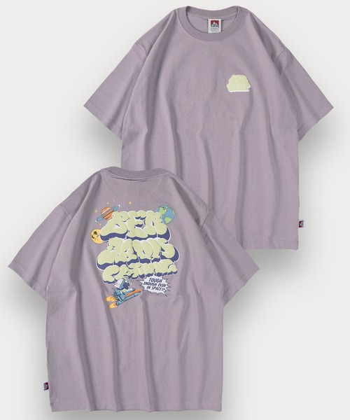 BEN DAVIS(ベンデイビス)の「【BENDAVIS/ベンデイビス】LAUNCH SMOKE TEE/スモークロゴ バックプリント 半袖Tシャツ オーバーサイズ(Tシャツ/カットソー・メンズ・ホワイト/ライトパープル/セージグリーン/ブラック・L/XL/M)」の21枚目の写真