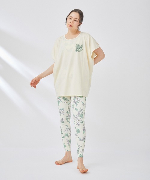 NERGY(ナージー)の「【HIBIYA-KADAN×NERGY】接触冷感 バックタックTシャツ(Tシャツ/カットソー・レディース・ホワイト/クリーム/オリーブ・FREE)」の21枚目の写真
