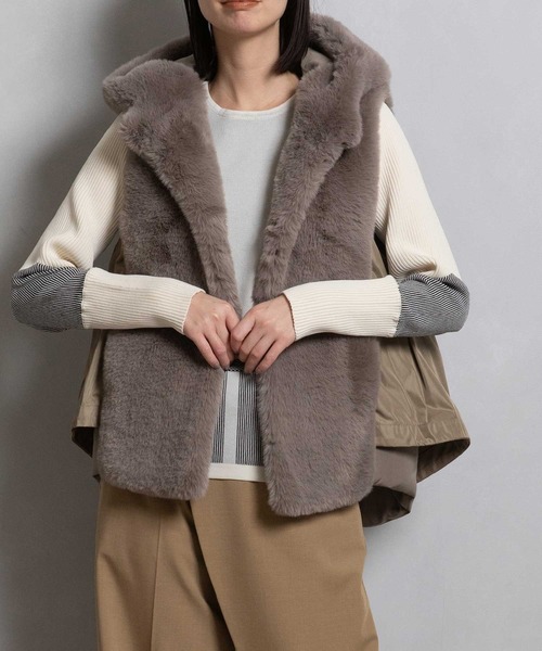 2025【MARECHAL TERRE 】マルシャルテル ファードッキングベスト MARECHAL TERRE】ファードッキングベスト | AND ON JIONE STORE