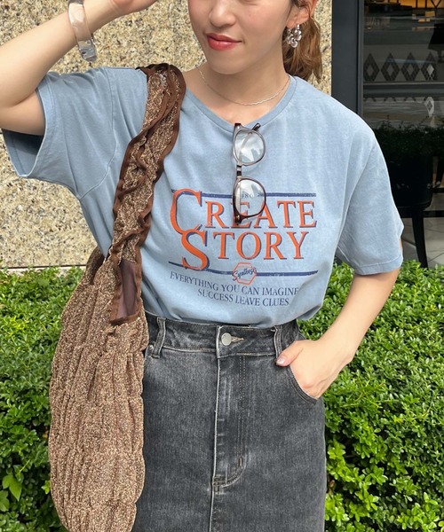 archives(アルシーヴ)の「ヴィンテージアソートロゴTシャツ(Tシャツ/カットソー・レディース・ホワイト/オフホワイト/ブルー/ブラック・MEDIUM)」の4枚目の写真