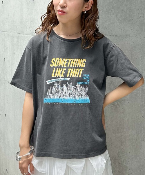 archives(アルシーヴ)の「ヴィンテージアソートロゴTシャツ(Tシャツ/カットソー・レディース・ホワイト/オフホワイト/ブルー/ブラック・MEDIUM)」の3枚目の写真