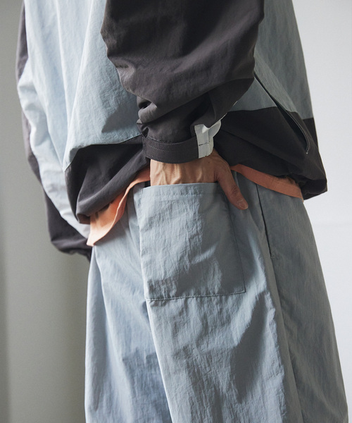 ddp（ディーディーピー）の「DDP 417別注 ダブルニーパンツ（カーゴパンツ・メンズ・チャコールグレー/ブラック・MEDIUM/LARGE）」の18枚目の写真