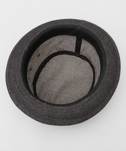 セール】選べる3素材 楕円型クラウン ポークパイハット（デニム