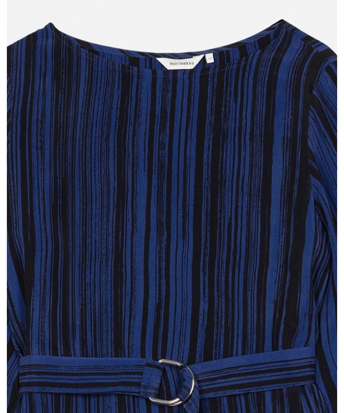 marimekko（マリメッコ）の「Siluetti / cupro dress（ワンピース・レディース・ネイビー・36/40/38）」の11枚目の写真