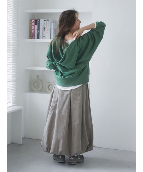 Ungrid（アングリッド）の「ギャザーバルーンスカート（スカート・レディース・ヘザーグレー/ブラック・FREE）」の14枚目の写真