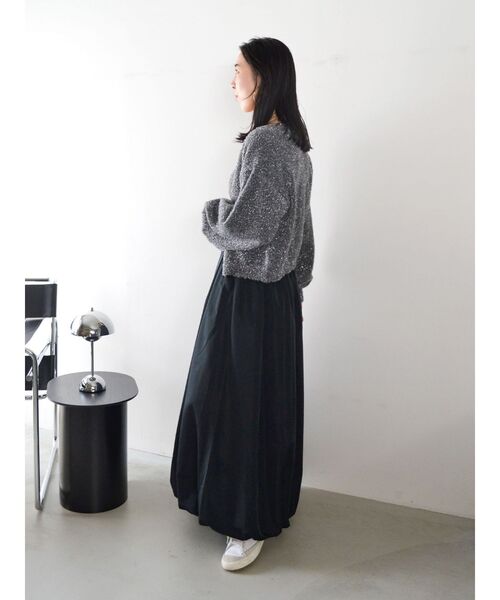 Ungrid（アングリッド）の「ギャザーバルーンスカート（スカート・レディース・ヘザーグレー/ブラック・FREE）」の22枚目の写真