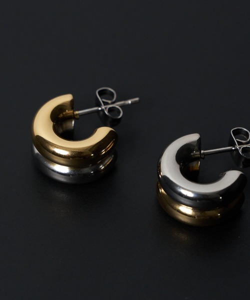 WEGO（ウィゴー）の「WEGO/ステンレスデザインピアス（ピアス（両耳用）・メンズ・その他3/その他2/その他1・FREE）」の6枚目の写真