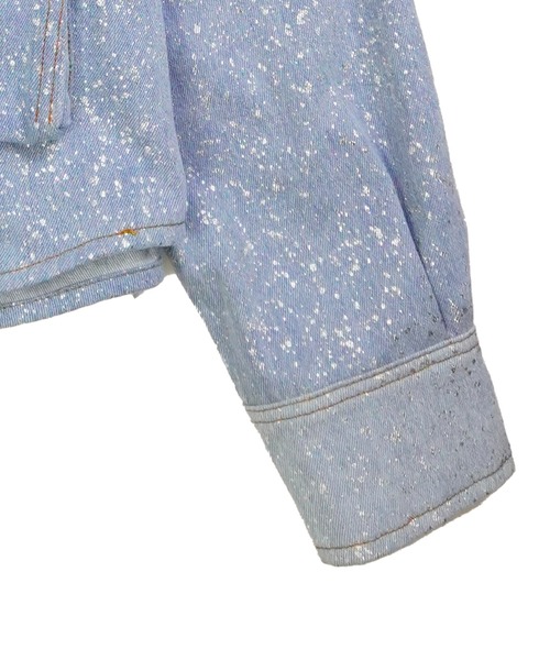 MSGM（エムエスジーエム）の「マルチポケット グリッターデニムジャケット（デニムジャケット・レディース・ライトブルー・38）」の5枚目の写真