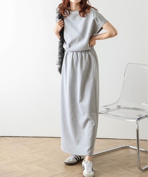 SUGAR BISKET（シュガービスケット）の「トップス＆スカート セットアップ（セットアップ・レディース・ブラック/グレー/ベージュ・フリー）」の9枚目の写真