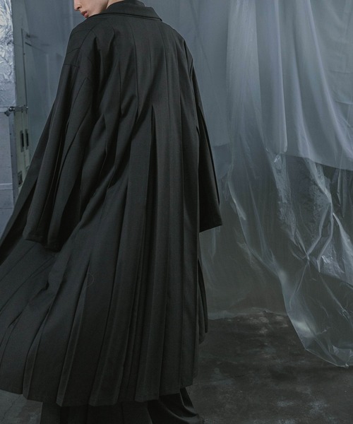 HARE（ハレ）の「【SET UP対応】YOSEロングコート(HARE)（トレンチコート・メンズ・ブラック・SMALL/MEDIUM）」の10枚目の写真