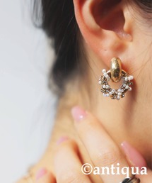 antiqua | ビーズピアス(ピアス（両耳用）)