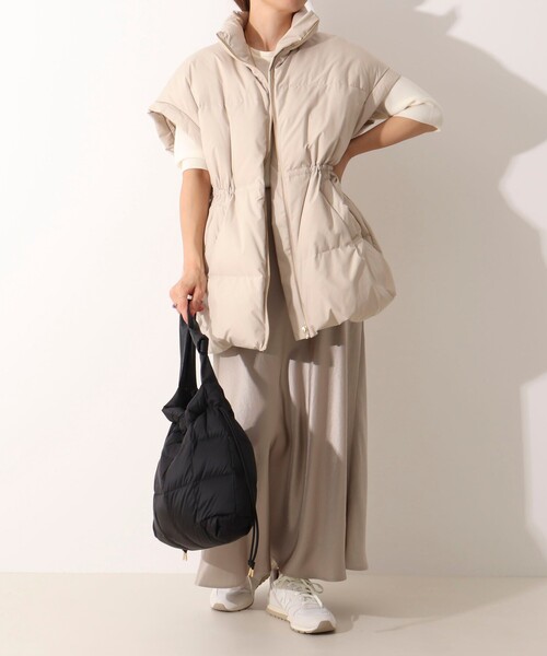 TAION（タイオン）の「【TAION別注】合皮ハンドルダウントートバッグ（ショルダーバッグ・レディース・ブラック/ブラウン系その他3/ネイビー系3・FREE）」の8枚目の写真