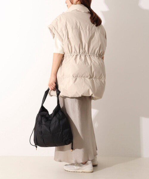 TAION（タイオン）の「【TAION別注】合皮ハンドルダウントートバッグ（ショルダーバッグ・レディース・ブラック/ブラウン系その他3/ネイビー系3・FREE）」の10枚目の写真