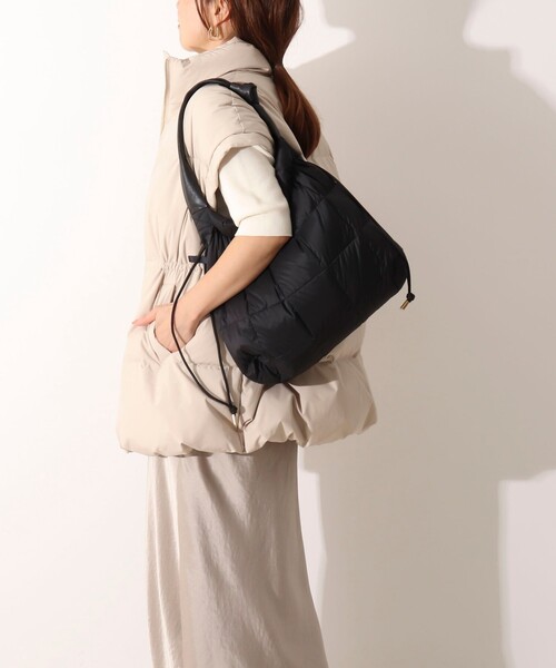 TAION（タイオン）の「【TAION別注】合皮ハンドルダウントートバッグ（ショルダーバッグ・レディース・ブラック/ブラウン系その他3/ネイビー系3・FREE）」の12枚目の写真