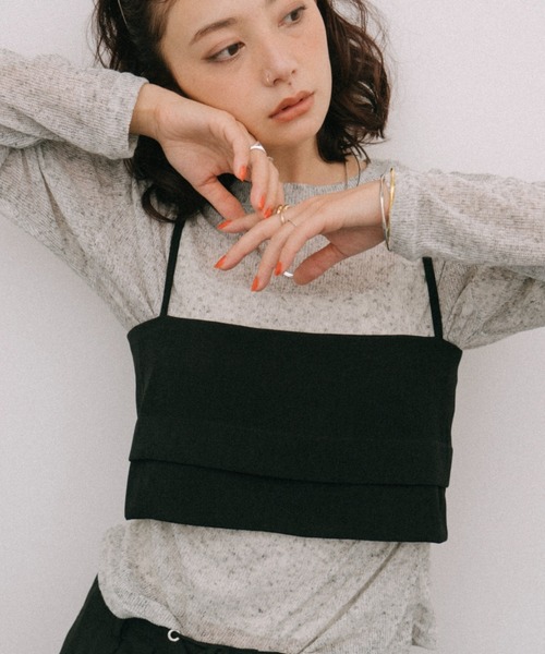 HANNE（アン）の「ルーズシアーロンTEE（Tシャツ/カットソー・レディース・ライトグリーン/グレー・FREE）」の13枚目の写真