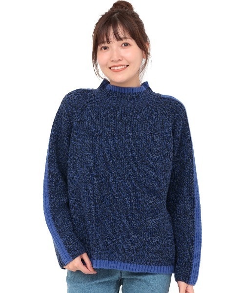 チチカカ(チチカカ)の「モヘアタッチラインプルオーバー(ニット/セーター・レディース・オレンジ/グリーン/ブルー・FREE)」の8枚目の写真