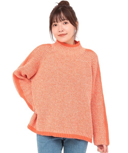 チチカカ(チチカカ)の「モヘアタッチラインプルオーバー(ニット/セーター・レディース・オレンジ/グリーン/ブルー・FREE)」の9枚目の写真