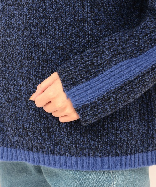 チチカカ(チチカカ)の「モヘアタッチラインプルオーバー(ニット/セーター・レディース・オレンジ/グリーン/ブルー・FREE)」の13枚目の写真