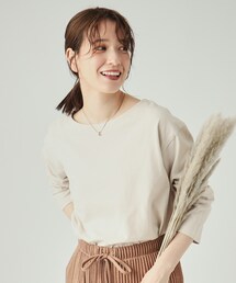 DRESKIP | ◆【洗える】抜け感ある着こなしに ドロップショルダーゆるロンT(Tシャツ/カットソー)