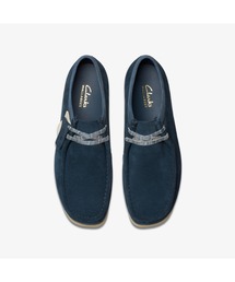 クラークス　ワラビー　ネイビー 楽天市場】CLARKS(クラークス)ワラビー モカシン クレープソール
