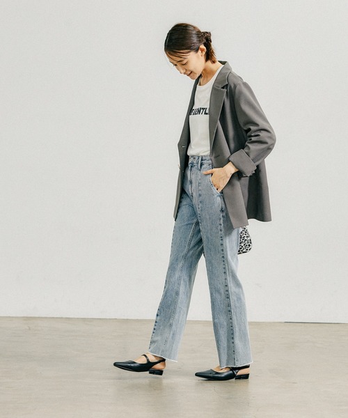 GLOBAL WORK（グローバルワーク）の「GOODデニムフレアパンツ