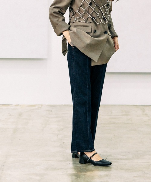 GOODデニムフレアパンツ/118368（デニムパンツ）｜GLOBAL WORK