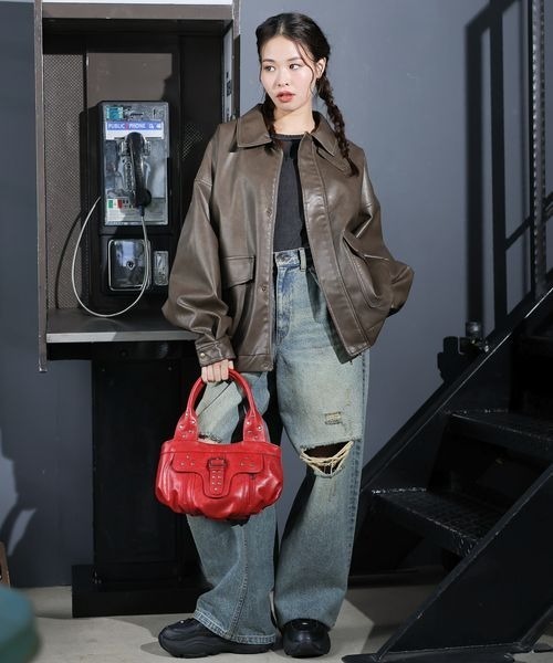 PBLIM（ページボーイリム）の「PBLIM/ロゴシシュウリブプルオーバー（Tシャツ/カットソー・レディース・イエロー/ブラック/グレー・FREE）」の10枚目の写真