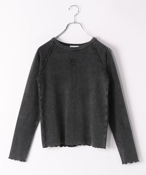 PBLIM（ページボーイリム）の「PBLIM/ロゴシシュウリブプルオーバー（Tシャツ/カットソー・レディース・イエロー/ブラック/グレー・FREE）」の21枚目の写真