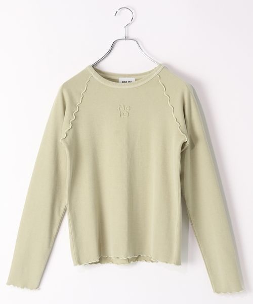 PBLIM（ページボーイリム）の「PBLIM/ロゴシシュウリブプルオーバー（Tシャツ/カットソー・レディース・イエロー/ブラック/グレー・FREE）」の7枚目の写真