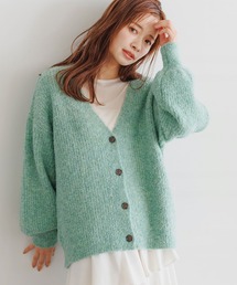mysty woman | メランジラメブークレカーディガン　151996(カーディガン/ボレロ)
