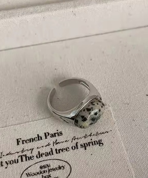 Port（ポート）の「【 Port / ポート 】 ニュアンス オーバル ストーン リング ( 2個セット )（リング・レディース・その他1/その他2・FREE）」の7枚目の写真