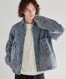 Buyer's Select/10.5オンス胸ポケット付きデニムブルゾン