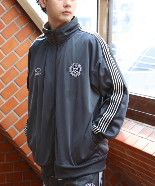 8(eight)(エイト)の「トリコットライントラックジャケット(ジャージ・メンズ・チャコールグレー/ナチュラル/ブラック/グリーン系その他・MEDIUM/X-LARGE/LARGE)」の3枚目の写真