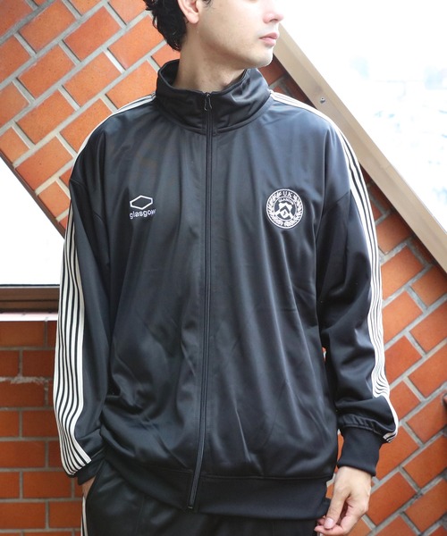 8(eight)(エイト)の「トリコットライントラックジャケット(ジャージ・メンズ・チャコールグレー/ナチュラル/ブラック/グリーン系その他・MEDIUM/X-LARGE/LARGE)」の2枚目の写真